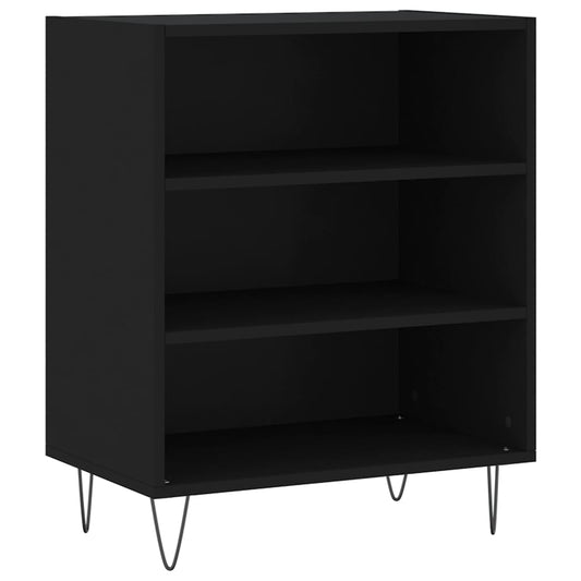vidaXL Ραφιέρα Μαύρη 57 x 35 x 70 εκ. από Επεξεργασμένο Ξύλο