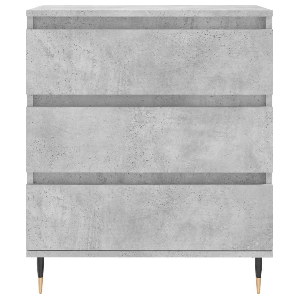 vidaXL Ντουλάπι Γκρι Σκυροδέματος 60x35x70 εκ. Επεξεργασμένο Ξύλο