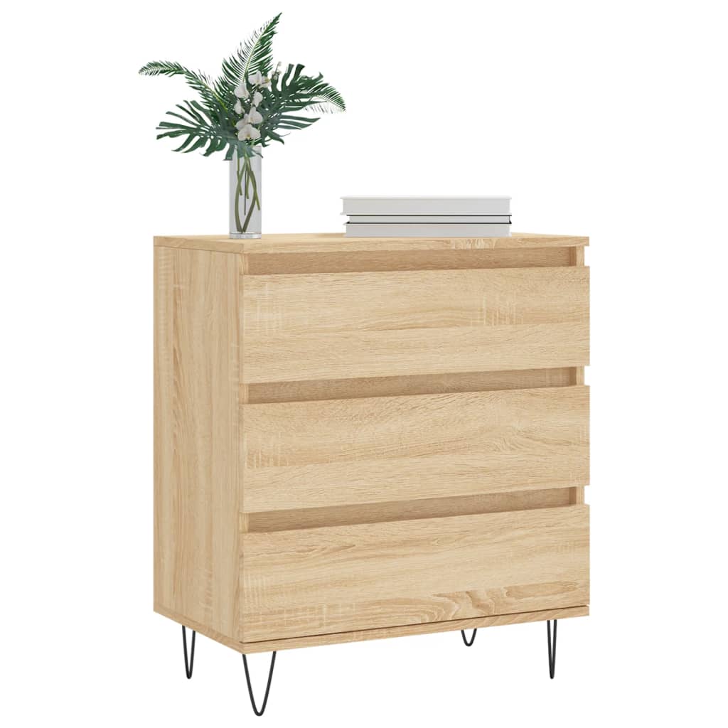 vidaXL Συρταριέρα Sonoma Δρυς 60x35x70 εκ. Επεξεργασμένο Ξύλο