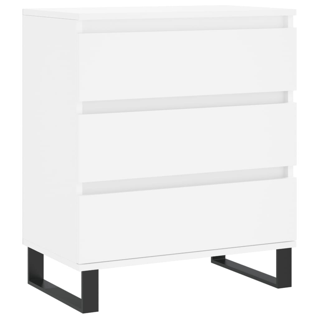 vidaXL Συρταριέρα Λευκή 60 x 35 x 70 εκ. από Επεξεργασμένο Ξύλο