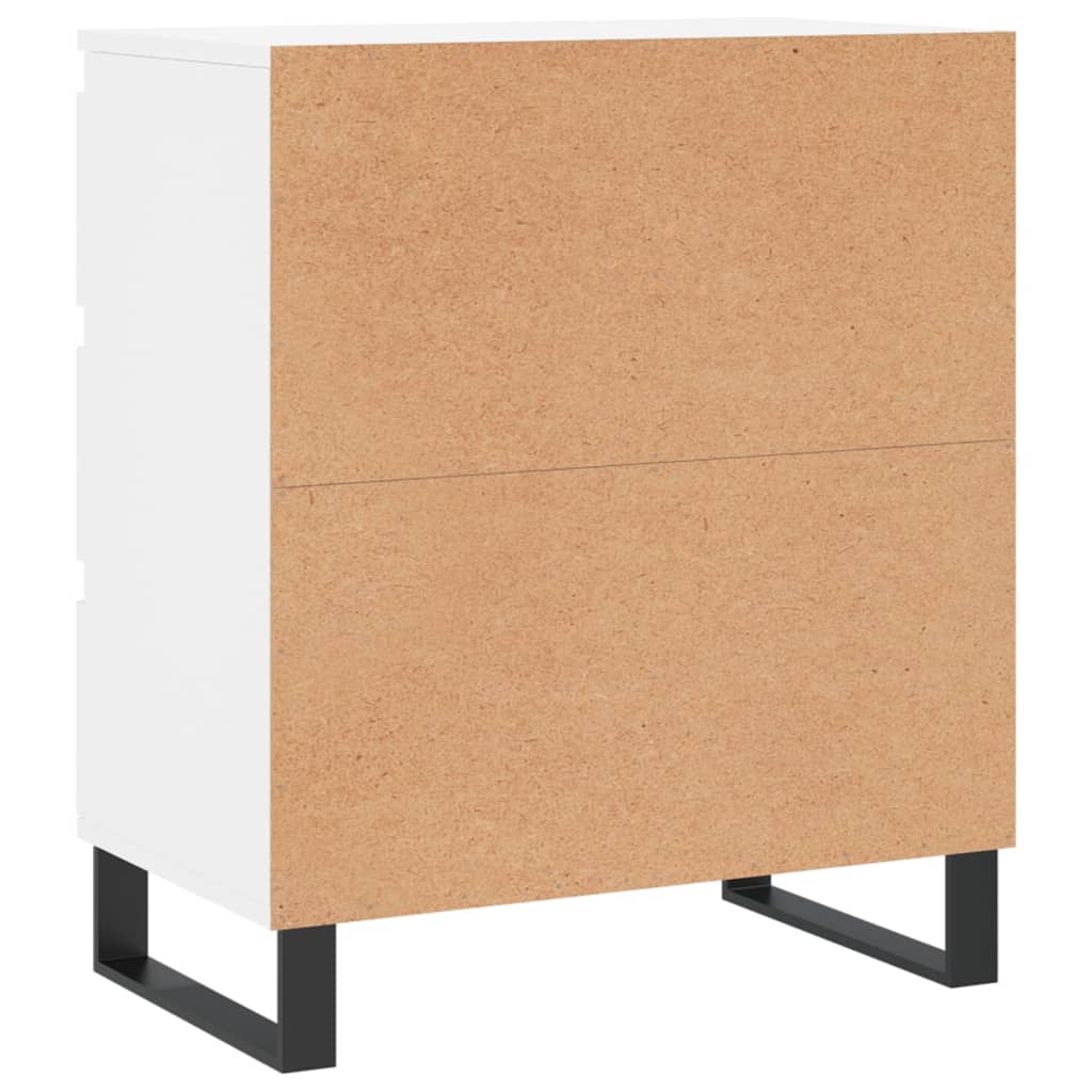 vidaXL Συρταριέρα Λευκή 60 x 35 x 70 εκ. από Επεξεργασμένο Ξύλο