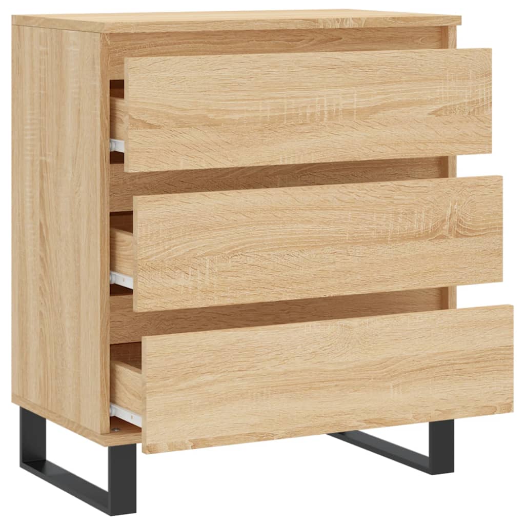 vidaXL Συρταριέρα Sonoma Δρυς 60x35x70 εκ. Επεξεργασμένο Ξύλο
