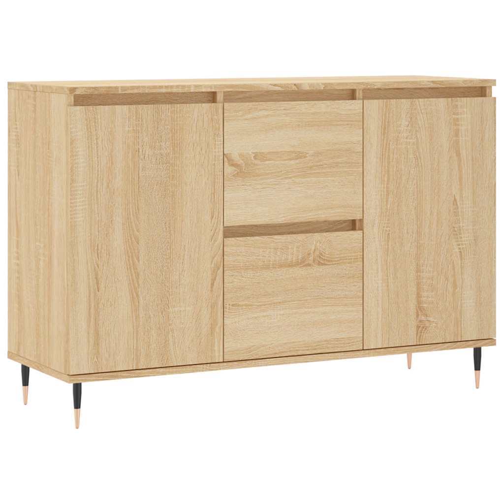 vidaXL Μπουφές Sonoma Δρυς 101,5 x 35 x 70 εκ. από Επεξεργασμένο Ξύλο