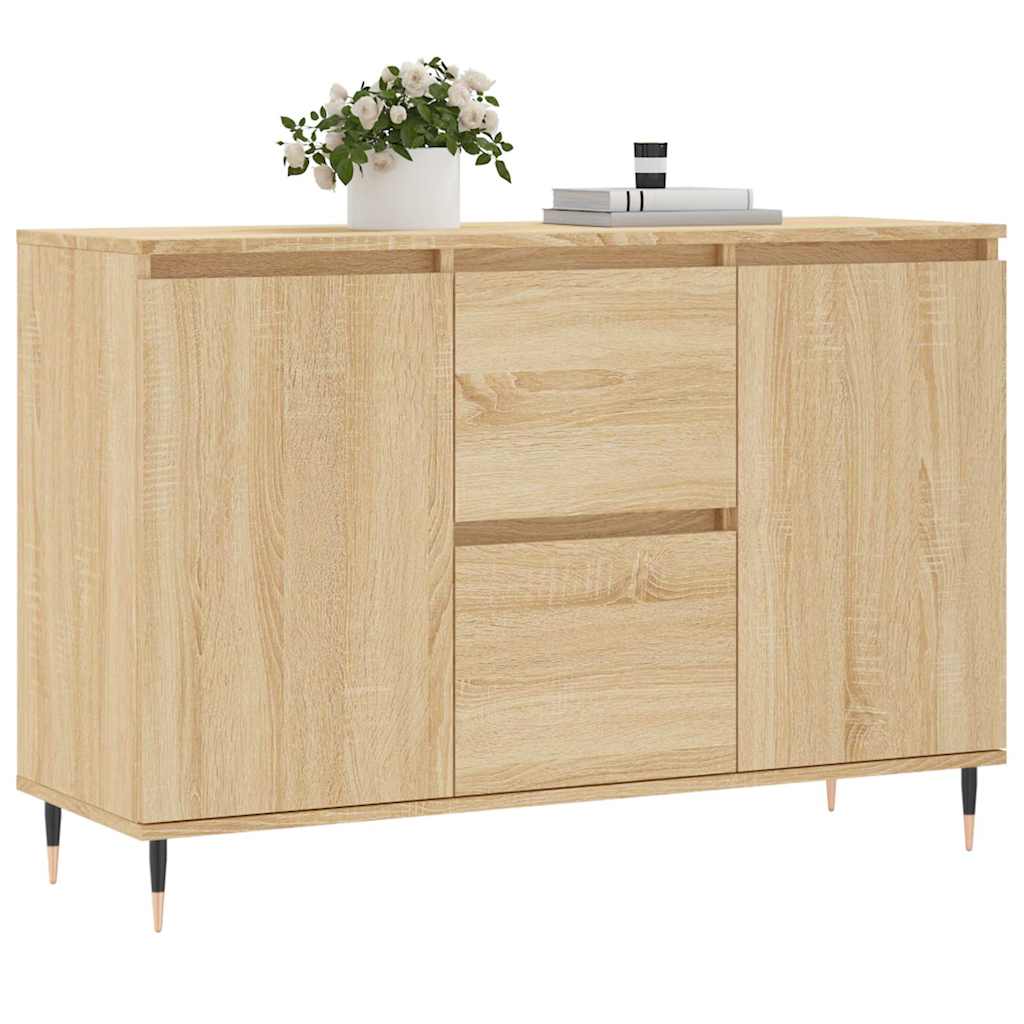 vidaXL Μπουφές Sonoma Δρυς 101,5 x 35 x 70 εκ. από Επεξεργασμένο Ξύλο
