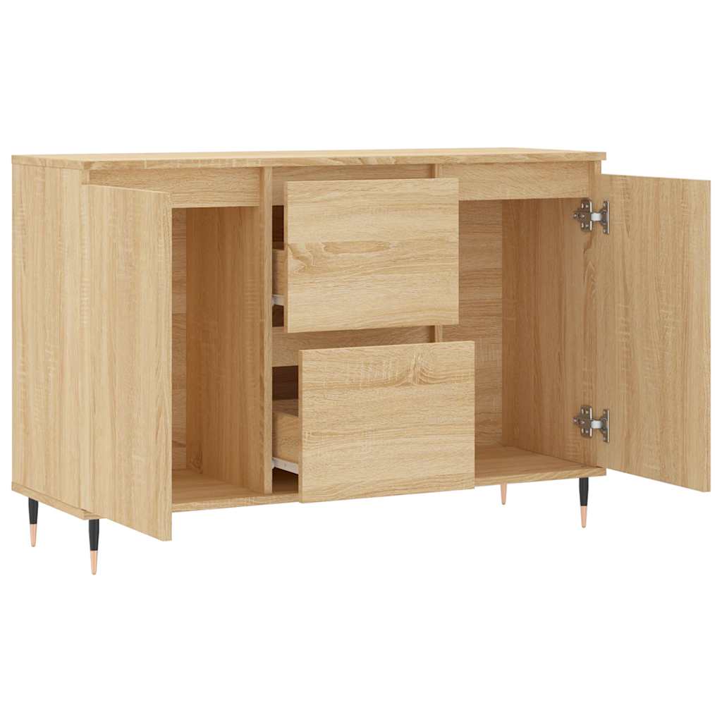 vidaXL Μπουφές Sonoma Δρυς 101,5 x 35 x 70 εκ. από Επεξεργασμένο Ξύλο