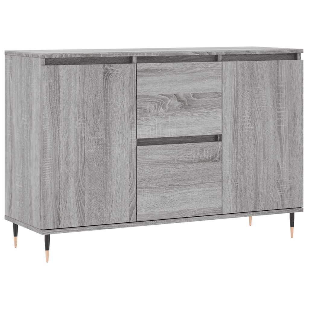 vidaXL Μπουφές Γκρι Sonoma 101,5 x 35 x 70 εκ. από Επεξεργασμένο Ξύλο