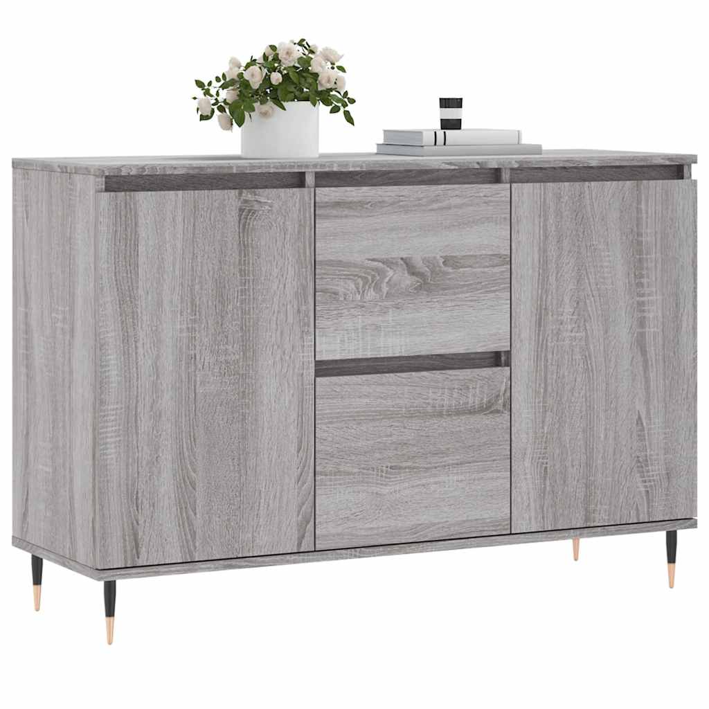 vidaXL Μπουφές Γκρι Sonoma 101,5 x 35 x 70 εκ. από Επεξεργασμένο Ξύλο