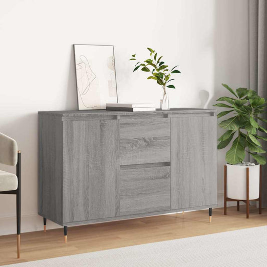 vidaXL Μπουφές Γκρι Sonoma 101,5 x 35 x 70 εκ. από Επεξεργασμένο Ξύλο