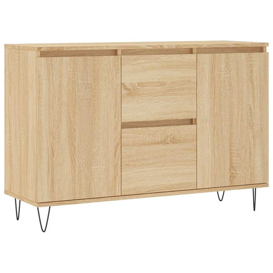 vidaXL Μπουφές Sonoma Δρυς 101,5 x 35 x 70 εκ. από Επεξεργασμένο Ξύλο