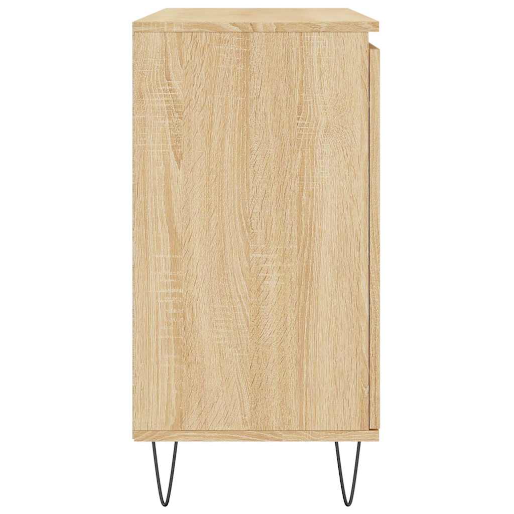 vidaXL Μπουφές Sonoma Δρυς 101,5 x 35 x 70 εκ. από Επεξεργασμένο Ξύλο