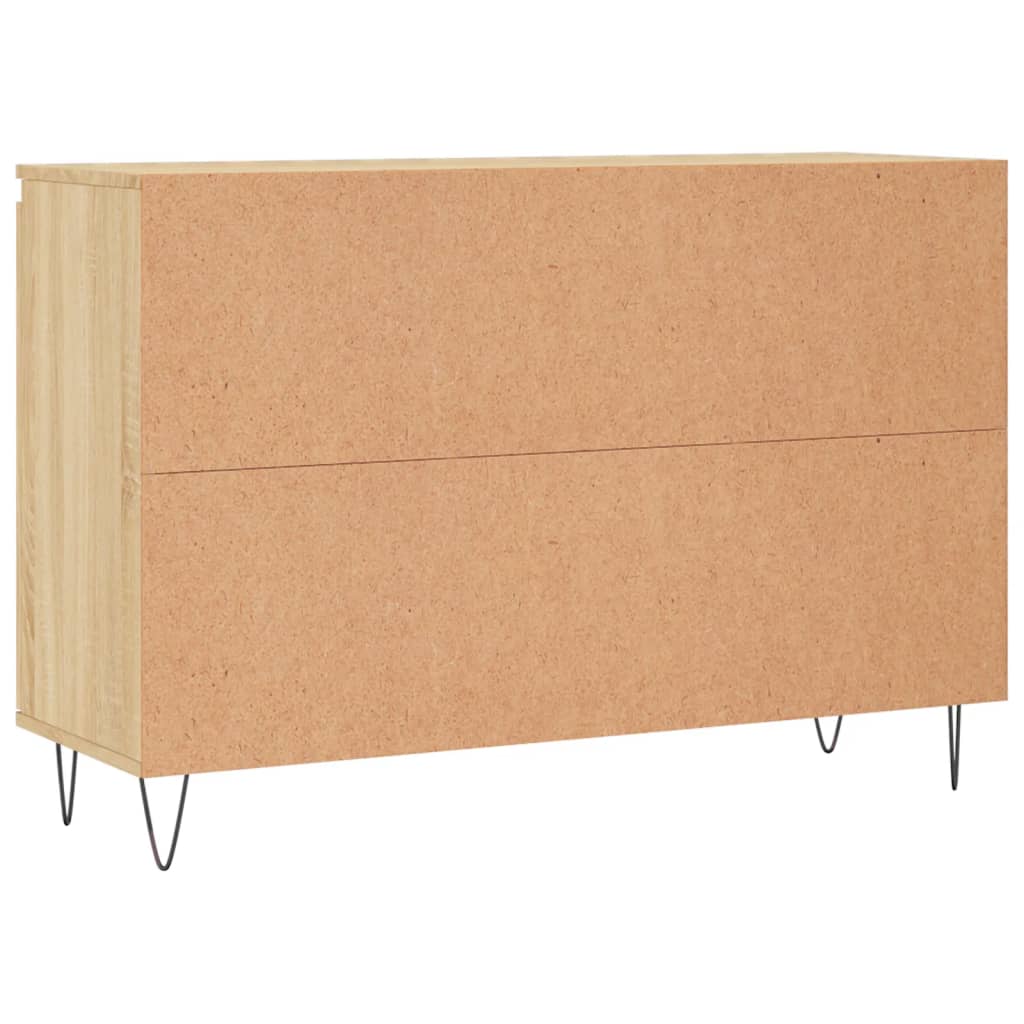 vidaXL Μπουφές Sonoma Δρυς 101,5 x 35 x 70 εκ. από Επεξεργασμένο Ξύλο