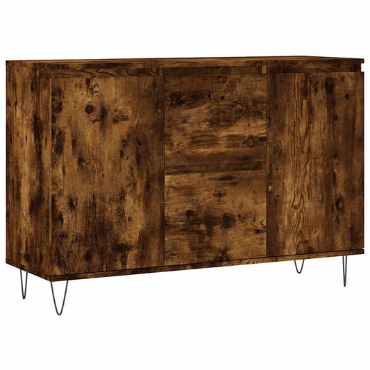 vidaXL Ντουλάπι Καπνιστή Δρυς 101,5x35x70 εκ. από Επεξεργασμένο Ξύλο