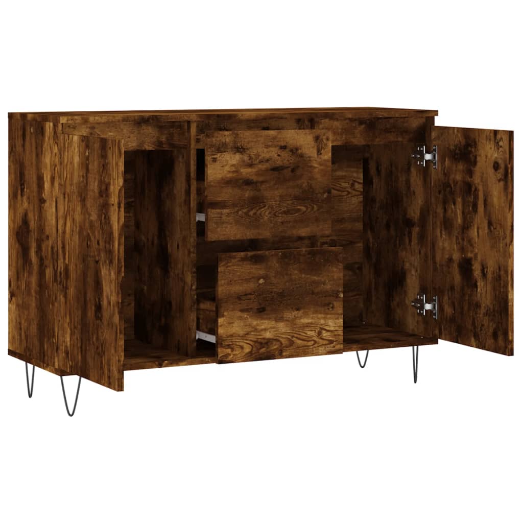 vidaXL Ντουλάπι Καπνιστή Δρυς 101,5x35x70 εκ. από Επεξεργασμένο Ξύλο