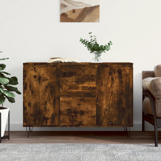 vidaXL Ντουλάπι Καπνιστή Δρυς 101,5x35x70 εκ. από Επεξεργασμένο Ξύλο