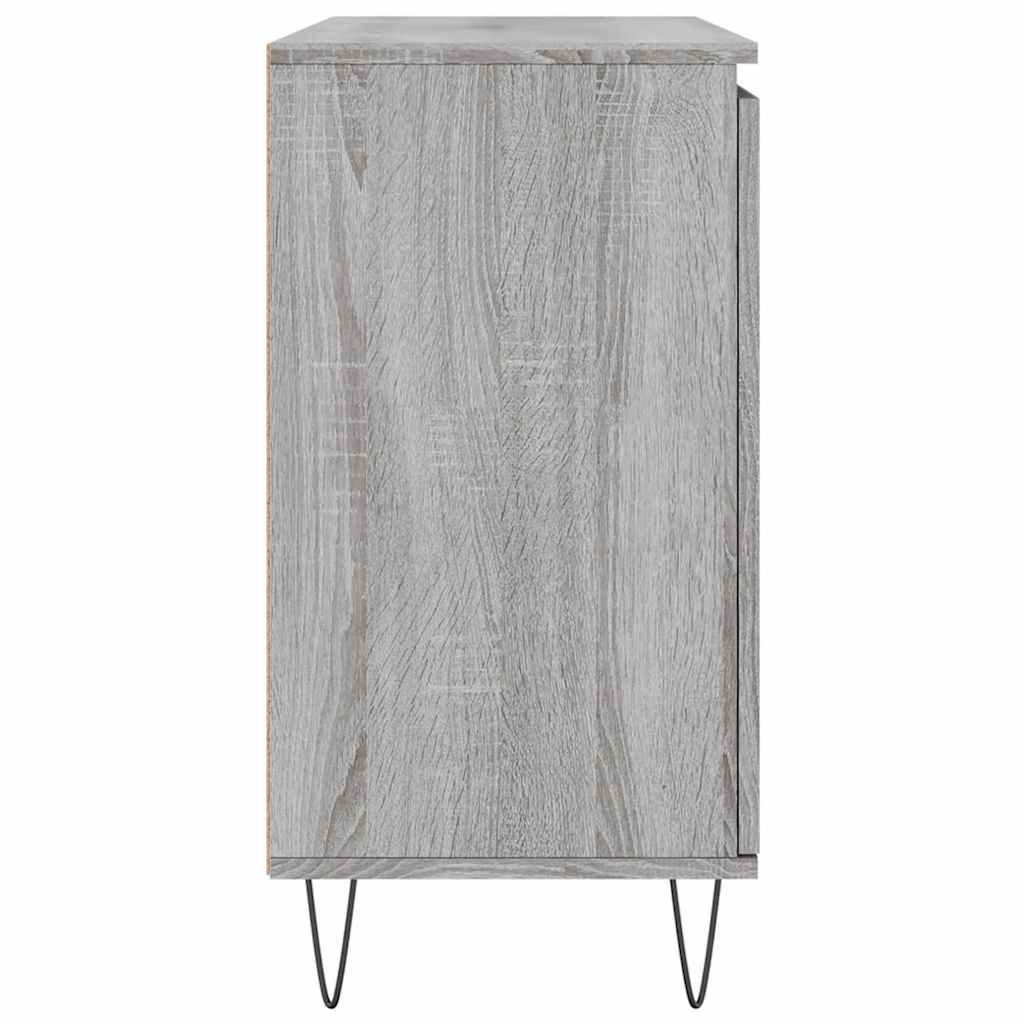 vidaXL Μπουφές Γκρι Sonoma 101,5 x 35 x 70 εκ. από Επεξεργασμένο Ξύλο