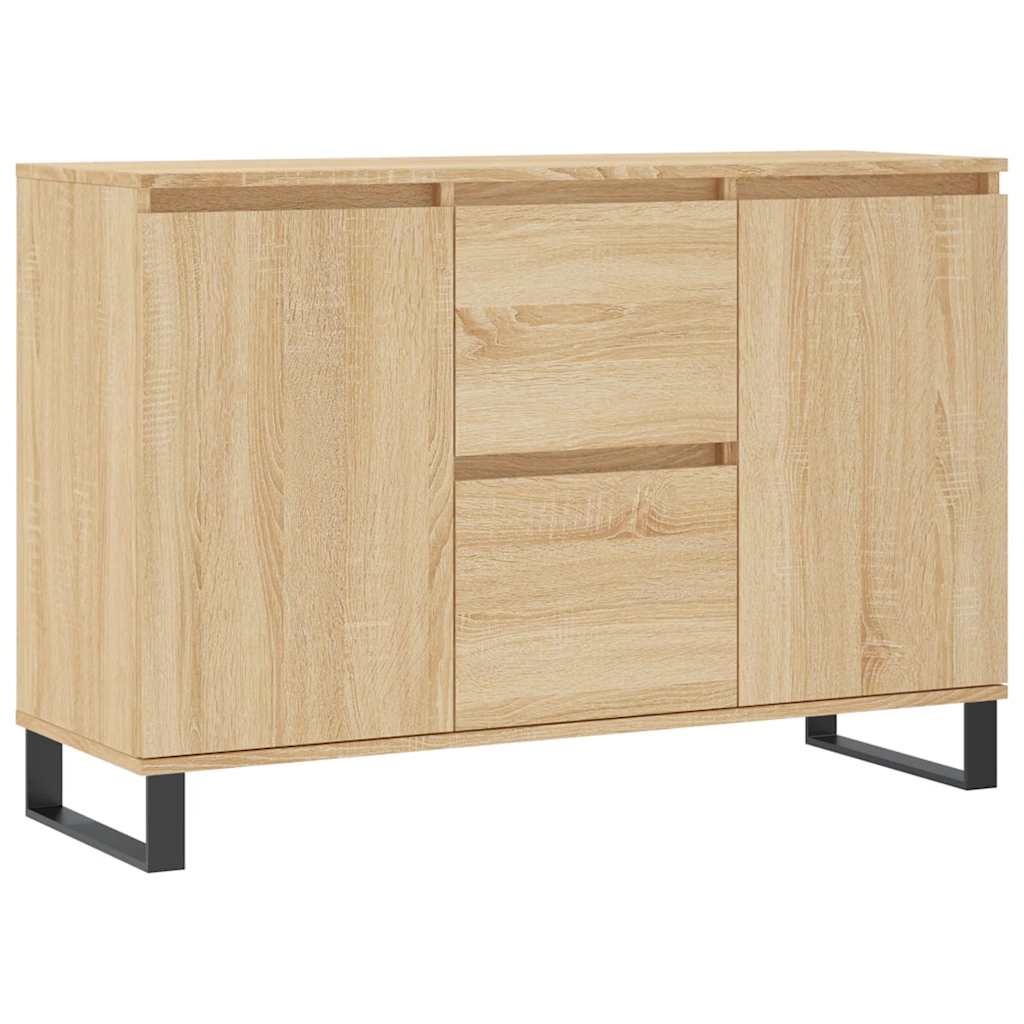 vidaXL Μπουφές Sonoma Δρυς 101,5 x 35 x 70 εκ. από Επεξεργασμένο Ξύλο