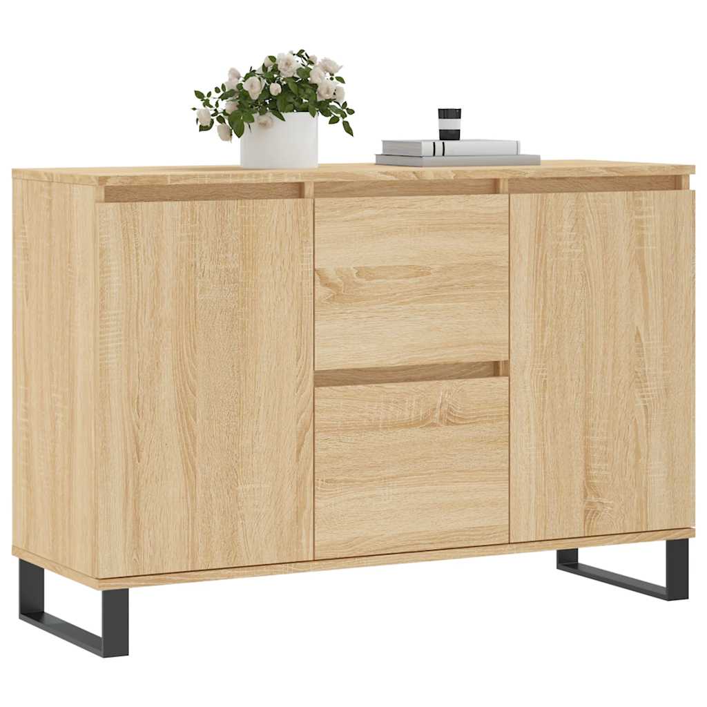 vidaXL Μπουφές Sonoma Δρυς 101,5 x 35 x 70 εκ. από Επεξεργασμένο Ξύλο