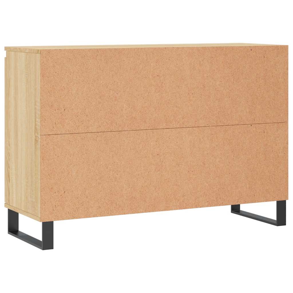 vidaXL Μπουφές Sonoma Δρυς 101,5 x 35 x 70 εκ. από Επεξεργασμένο Ξύλο