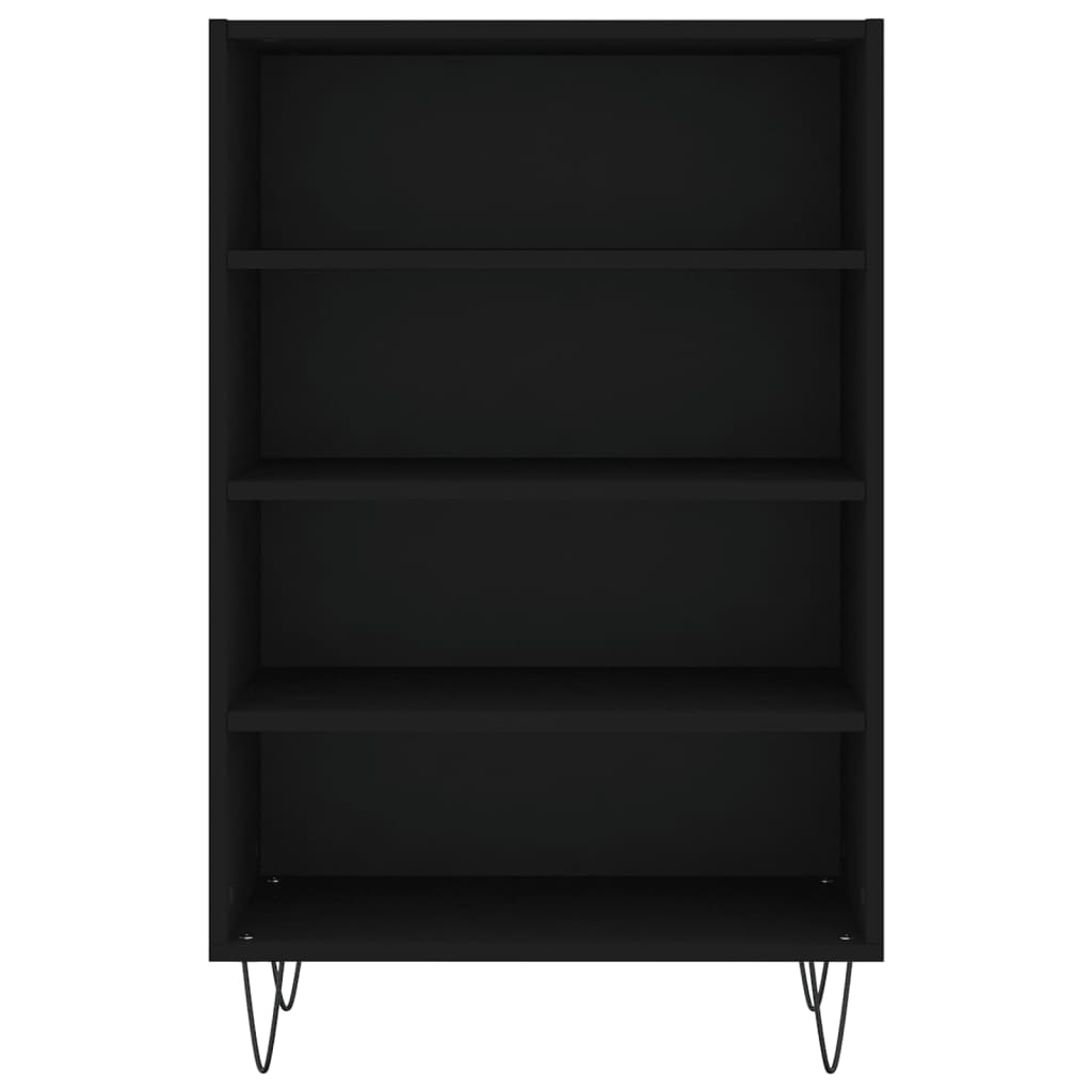 vidaXL Ραφιέρα Μαύρη 57 x 35 x 90 από Επεξεργασμένο Ξύλο