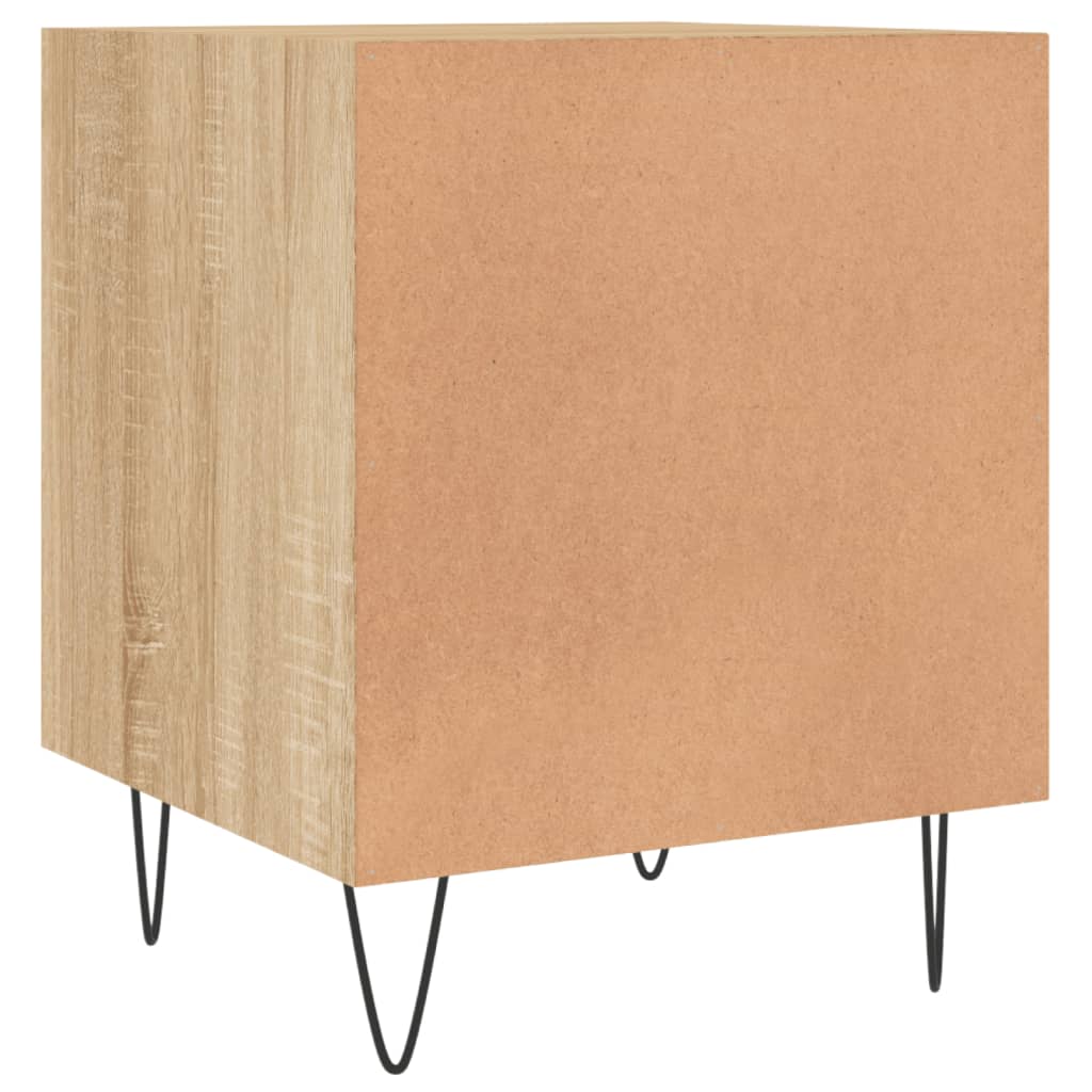 vidaXL Κομοδίνα 2 τεμ. Sonoma Δρυς 40x40x50 εκ. από Επεξεργασμένο Ξύλο