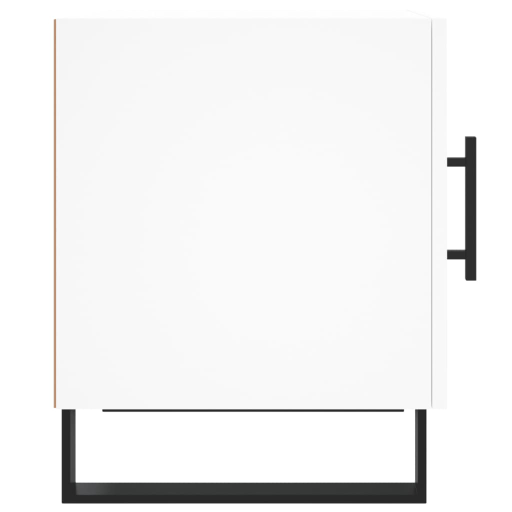 vidaXL Κομοδίνα 2 τεμ. Λευκά 40 x 40 x 50 εκ. από Επεξεργασμένο Ξύλο