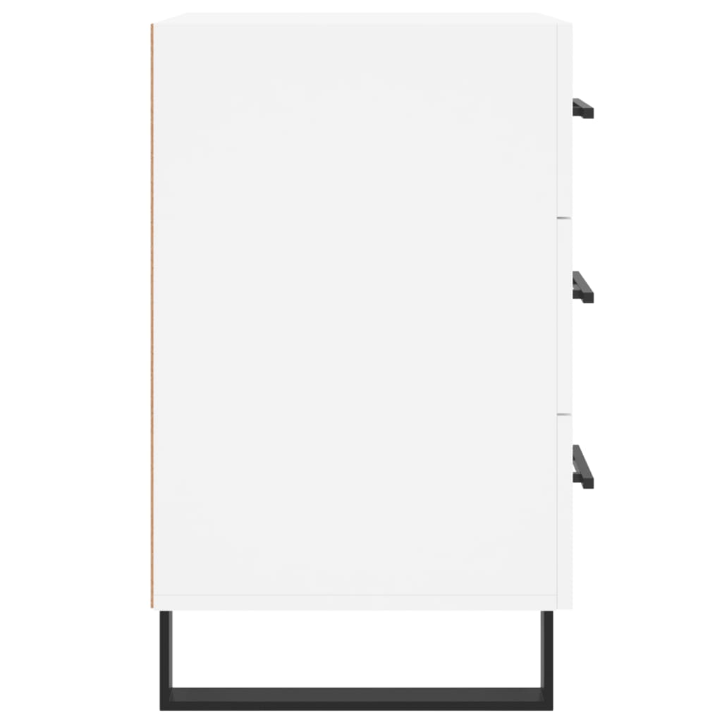 vidaXL Κομοδίνο Λευκό 40 x 40 x 66 εκ. από Επεξεργασμένο Ξύλο