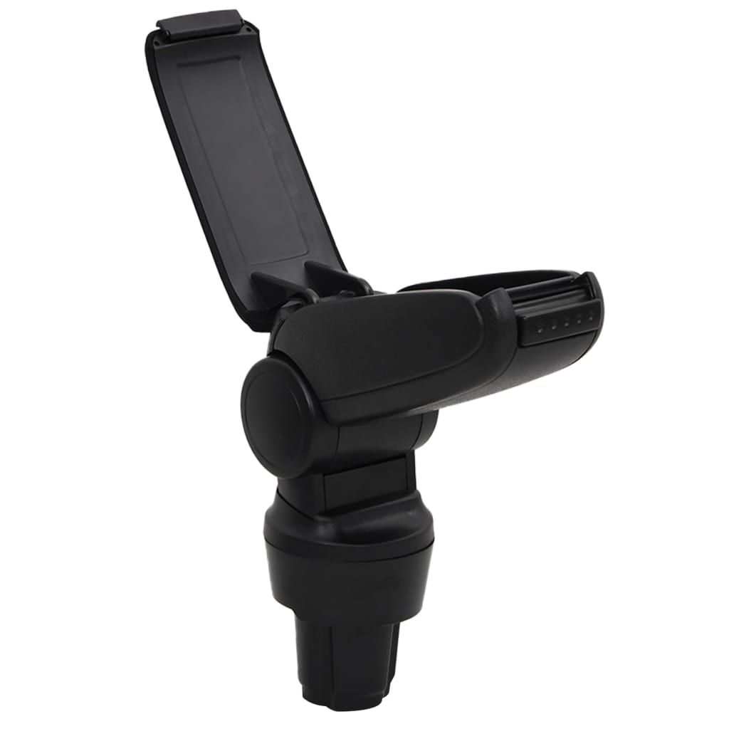 vidaXL Τεμπέλης Αυτοκινήτου Μαύρος 13 x 33 x (33-49) εκ. από ABS