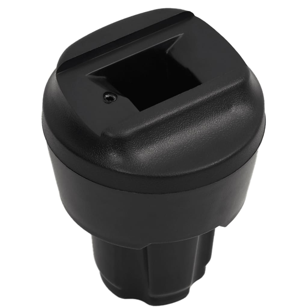 vidaXL Τεμπέλης Αυτοκινήτου Μαύρος 13 x 33 x (33-49) εκ. από ABS