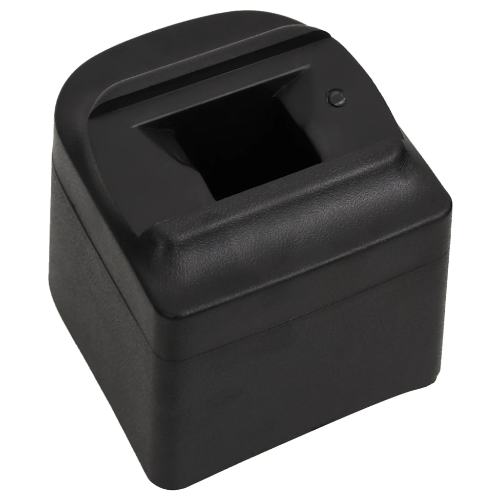 vidaXL Τεμπέλης Αυτοκινήτου Μαύρος 12 x 34 x (35-47) εκ. από ABS