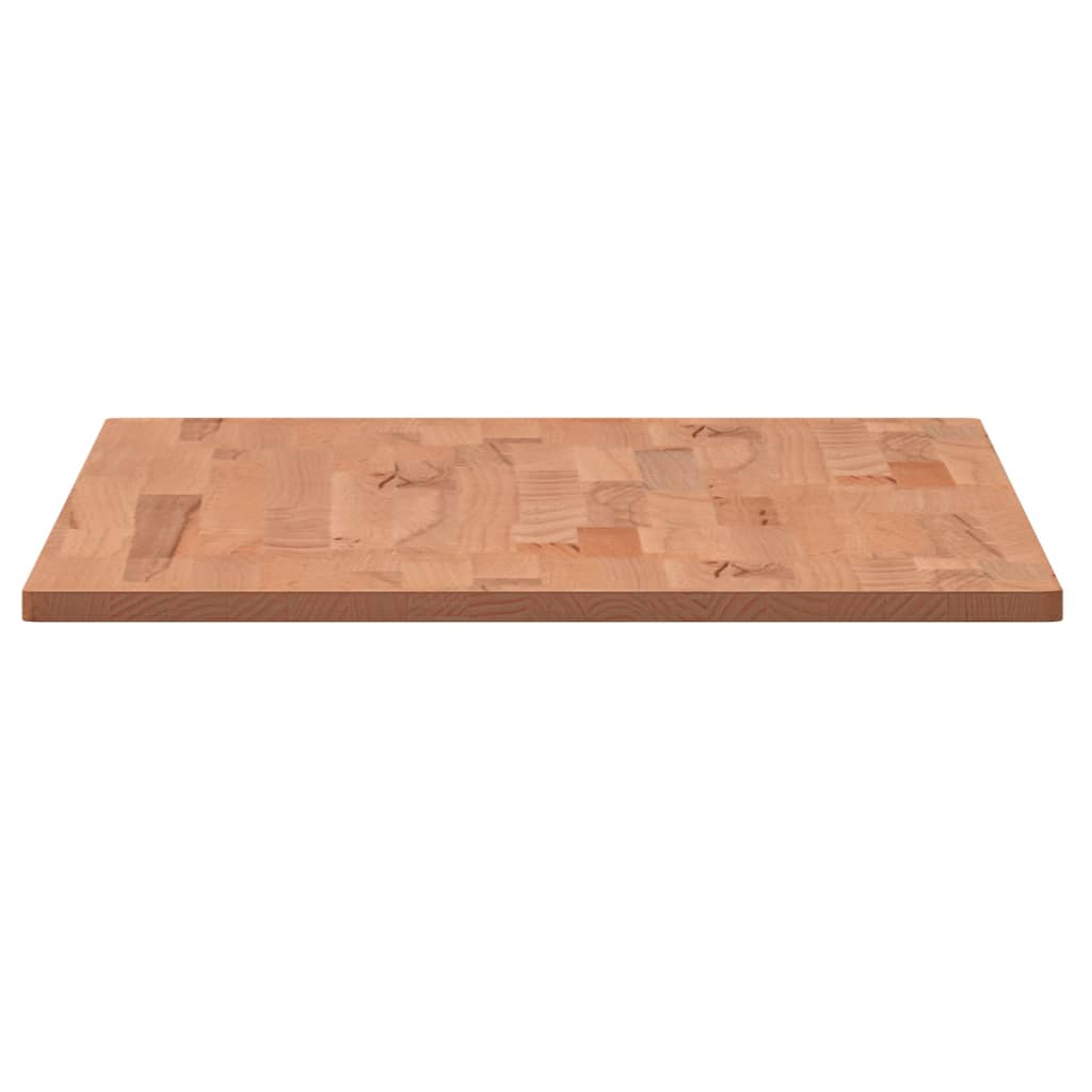 vidaXL Επιφάνεια Τραπεζιού Ορθογώνια 80x40x1,5 εκ. Μασίφ Ξύλο Οξιάς
