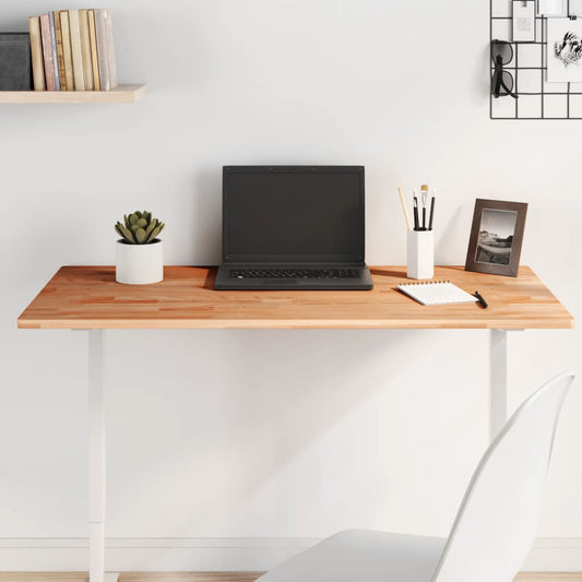 vidaXL Επιφάνεια Τραπεζιού Ορθογώνια 100x60x1,5 εκ. Μασίφ Ξύλο Οξιάς