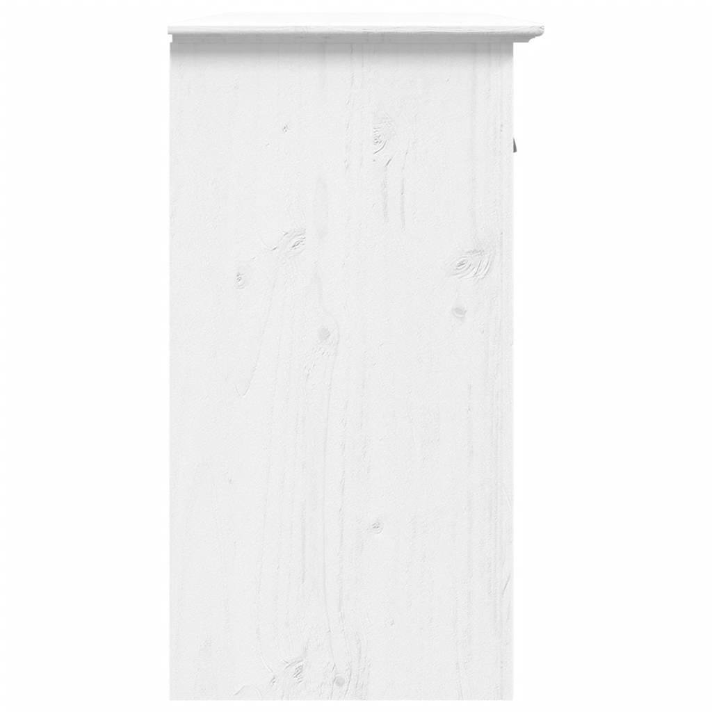 vidaXL Μπουφές BODO Λευκός 115,5x44x80 εκ. από Μασίφ Ξύλο Πεύκου