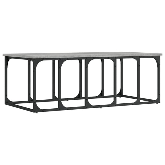 vidaXL Τραπεζάκι Σαλονιού Γκρι Sonoma 100x50x35,5 εκ. Επεξεργ. Ξύλο
