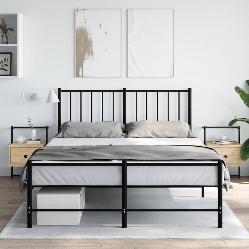 vidaXL Κομοδίνα Επιτοίχια 2 τεμ. Sonoma Δρυς 35x30x51 εκ Επεξεργ. Ξύλο