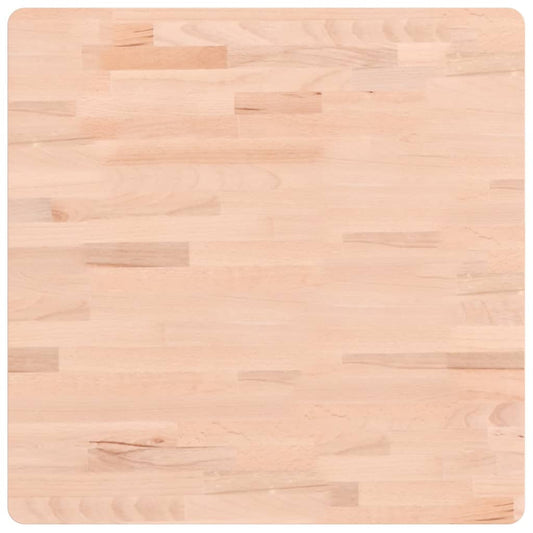 vidaXL Επιφάνεια Τραπεζιού Τετράγωνη 60x60x1,5 εκ. Μασίφ Ξύλο Οξιάς