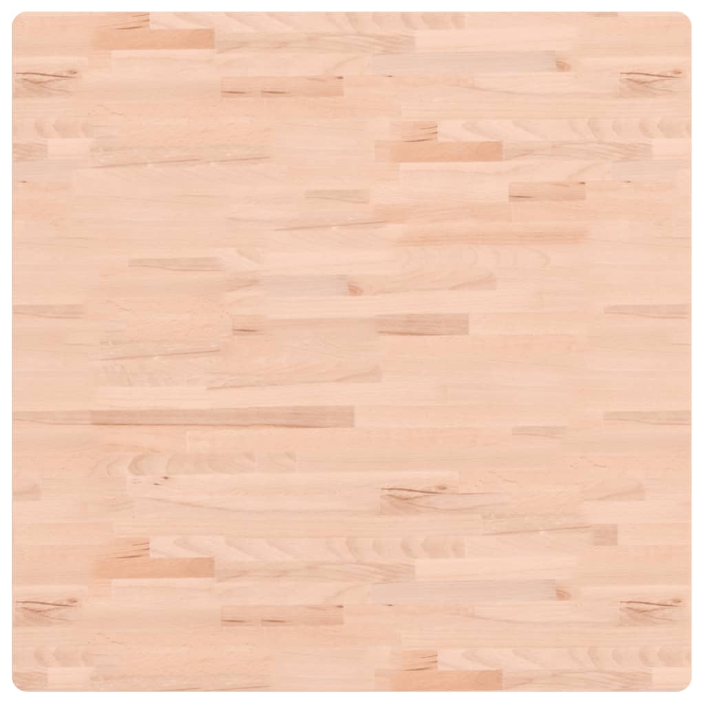 vidaXL Επιφάνεια Τραπεζιού Τετράγωνη 90x90x1,5 εκ. Μασίφ Ξύλο Οξιάς