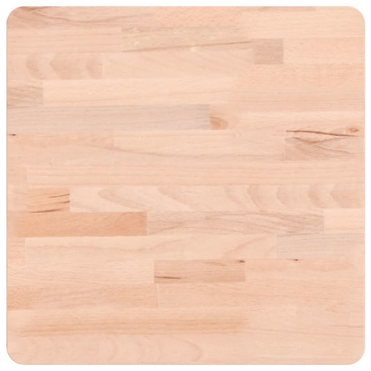 vidaXL Επιφάνεια Τραπεζιού Τετράγωνη 40x40x2,5 εκ. Μασίφ Ξύλο Οξιάς
