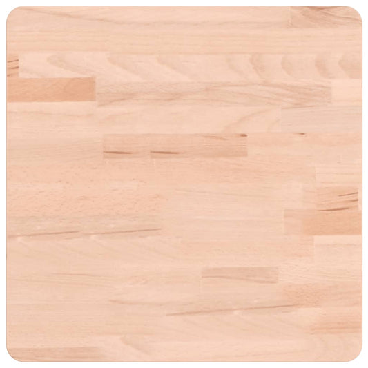 vidaXL Επιφάνεια Τραπεζιού Τετράγωνη 40x40x4 εκ. Μασίφ Ξύλο Οξιάς