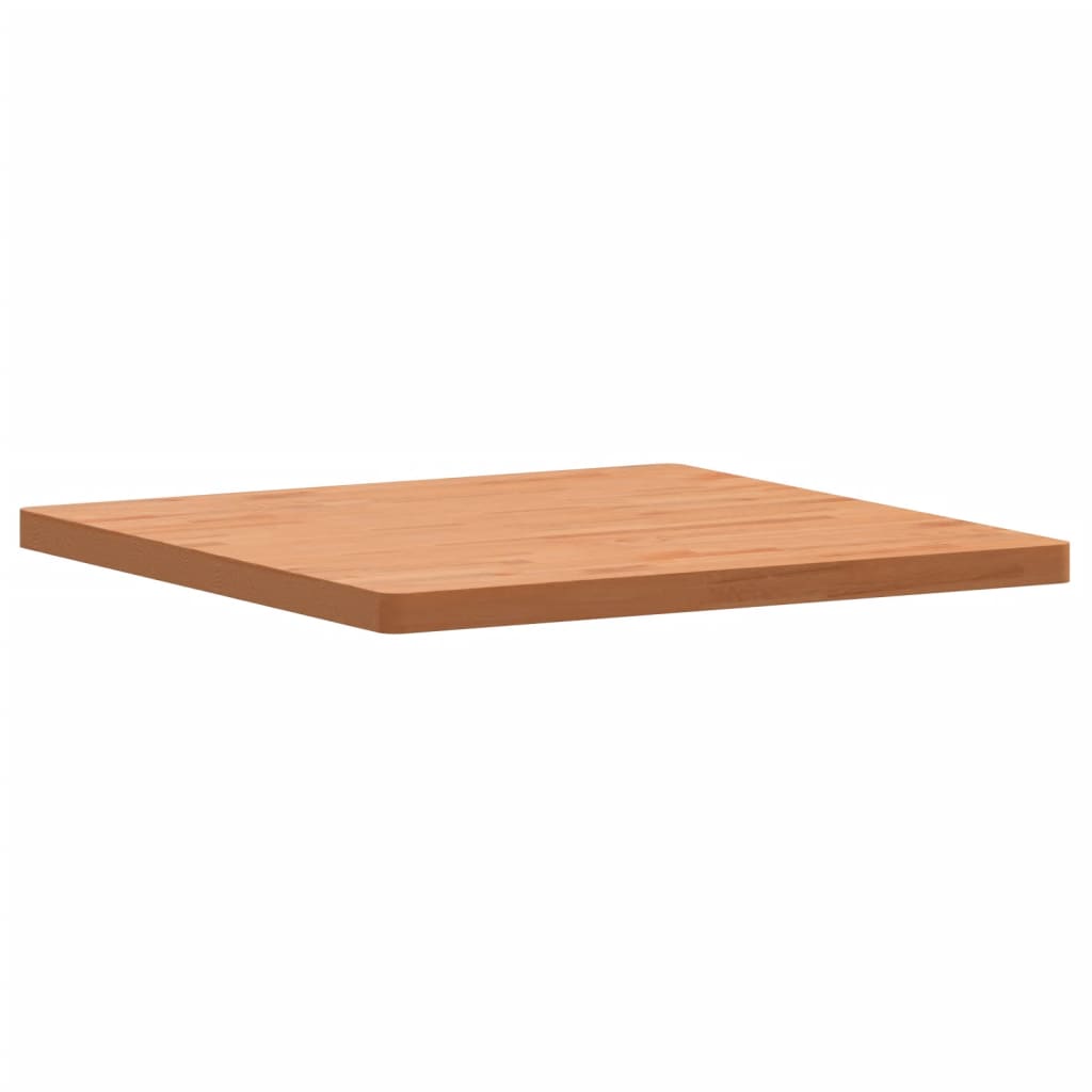 vidaXL Επιφάνεια Τραπεζιού Τετράγωνη 80x80x4 εκ. Μασίφ Ξύλο Οξιάς