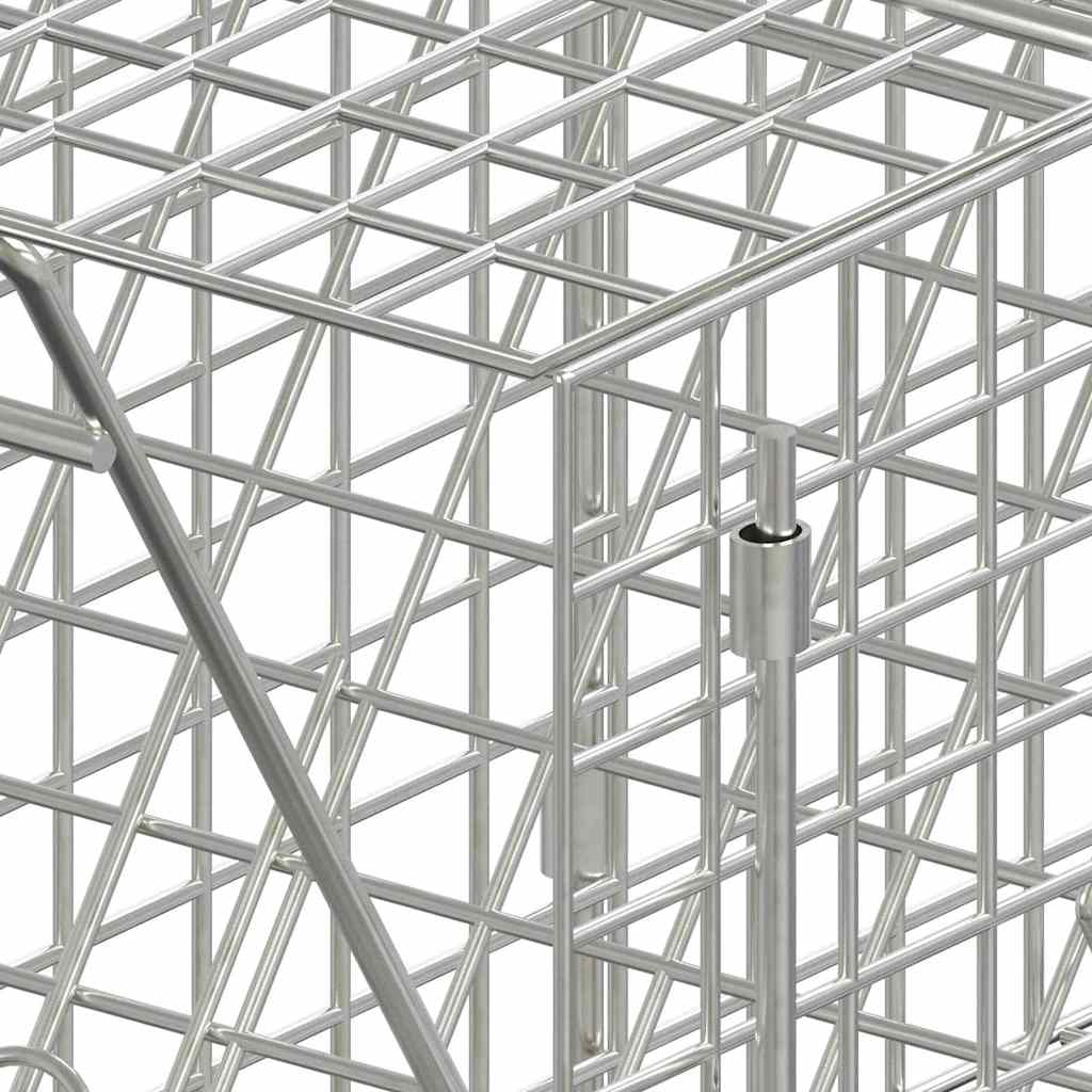 vidaXL Παγίδα Ζώων 64,5 x 25 x 26,5 εκ. από Γαλβανισμένο Χάλυβα