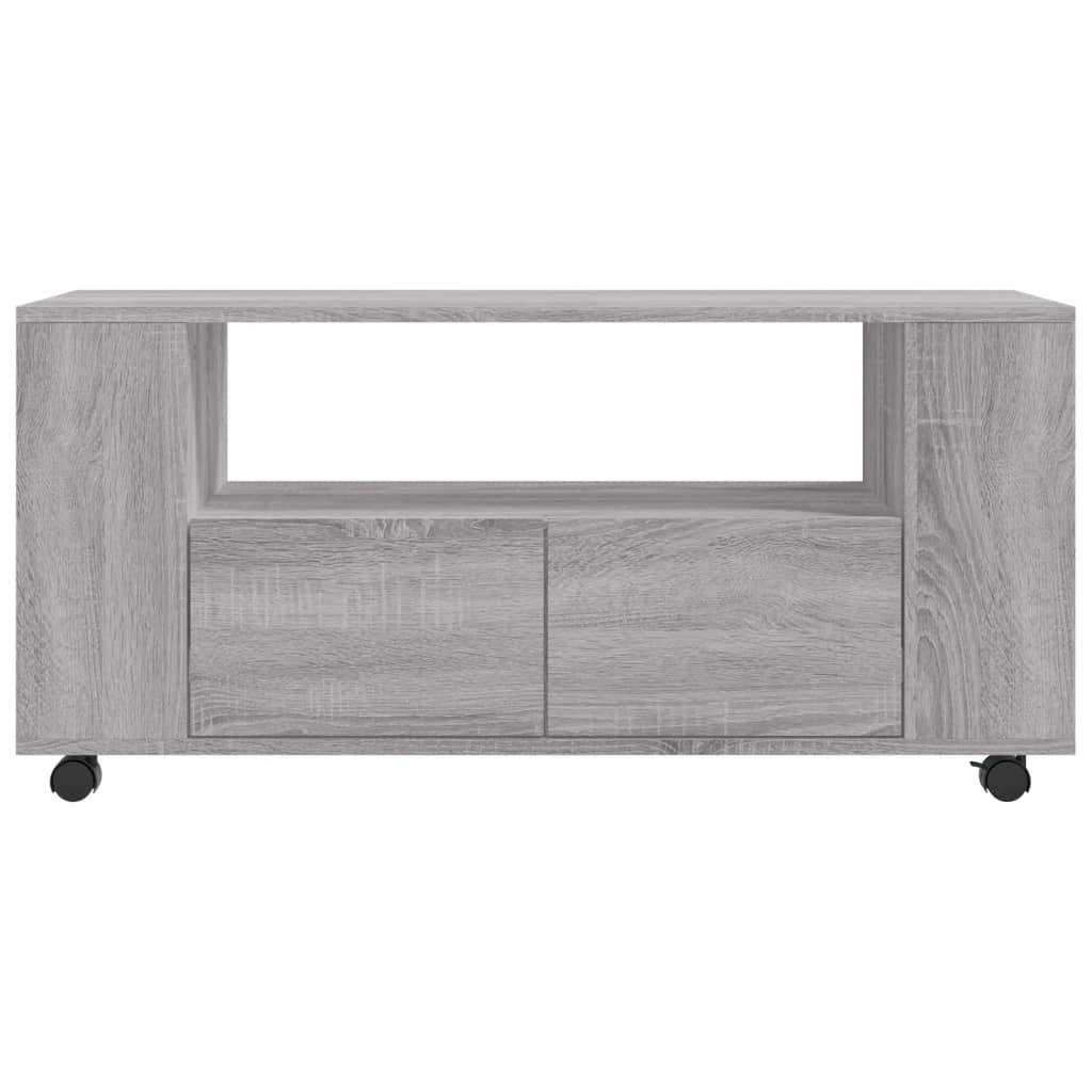 vidaXL Έπιπλο Τηλεόρασης Γκρι Sonoma 102x34,5x43 εκ. από Επεξεργ. Ξύλο