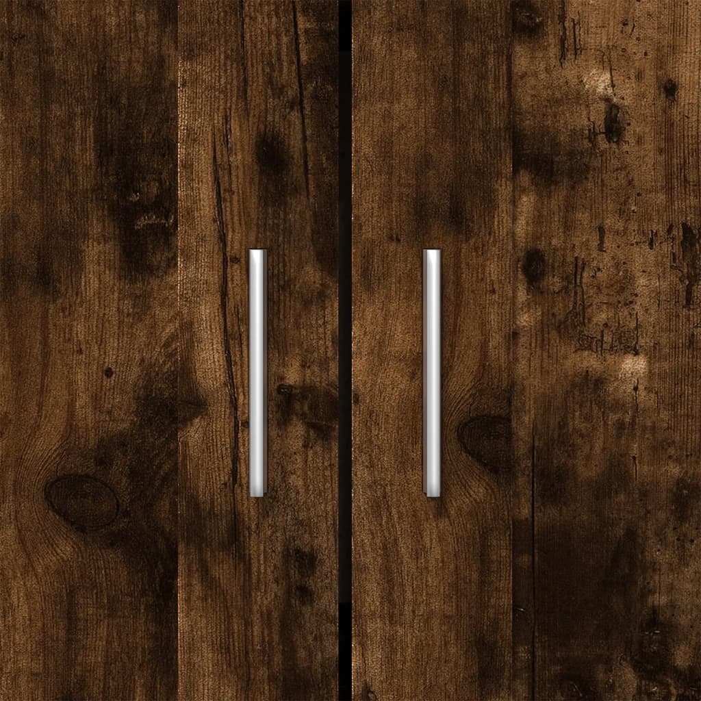 vidaXL Βιβλιοθήκη Καπνιστή Δρυς 82,5x30,5x115 εκ. Επεξεργασμένο Ξύλο