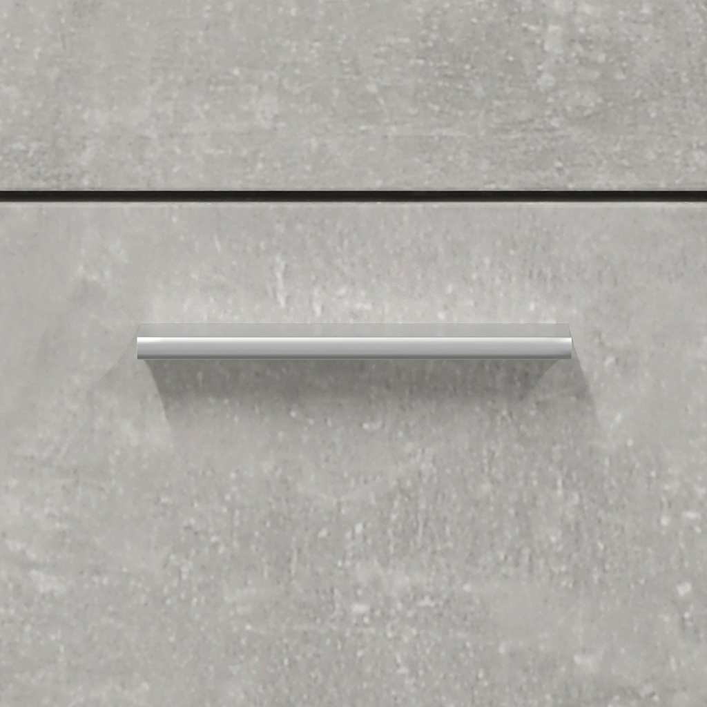 vidaXL Ντουλάπι Μπάνιου με Καθρέφτη Γκρι Σκυροδέματος από Επεξ. Ξύλο