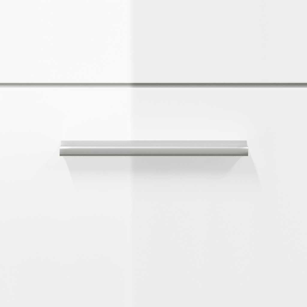 vidaXL Ντουλάπι Μπάνιου με Καθρέφτη Γυαλιστερό Λευκό από Επεξεργ. Ξύλο