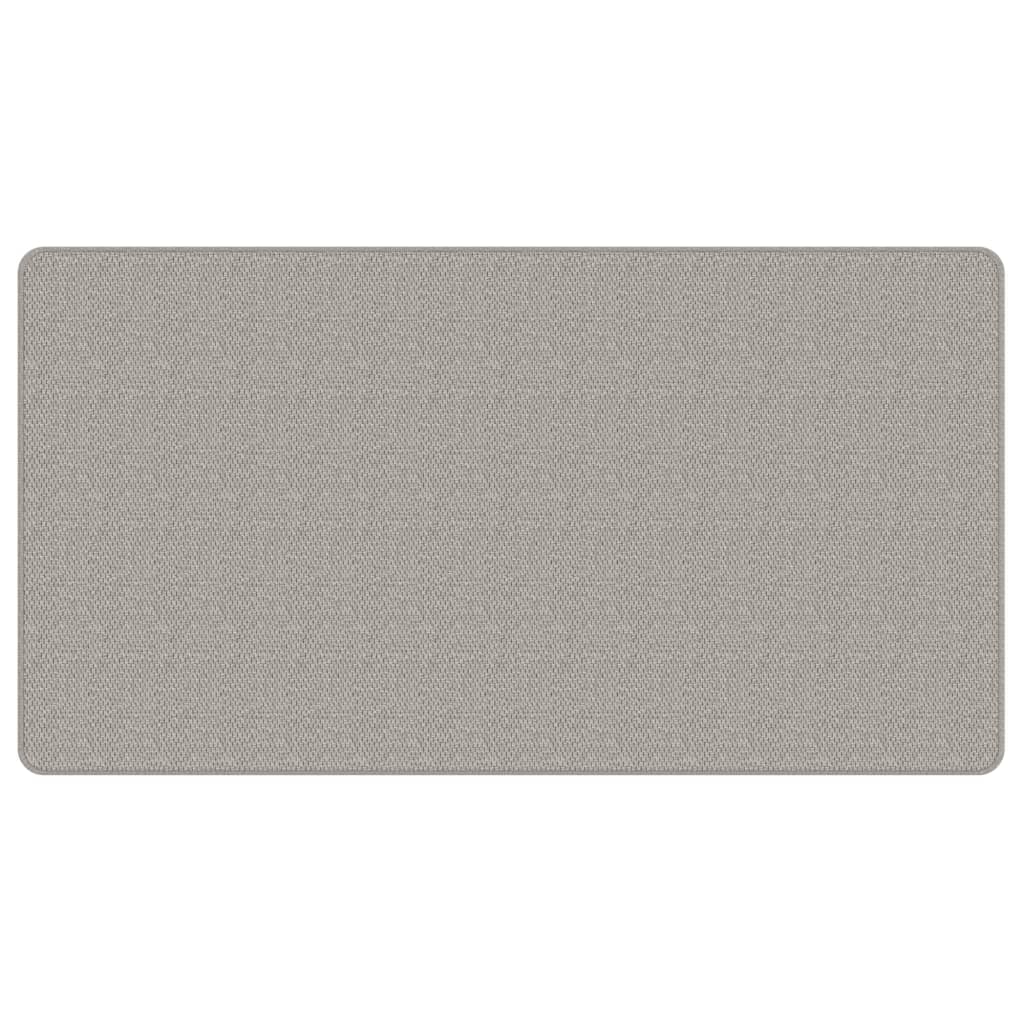vidaXL Χαλί Διάδρομος Εμφάνιση Σιζάλ Γκρι / Μπεζ 80 x 150 εκ.