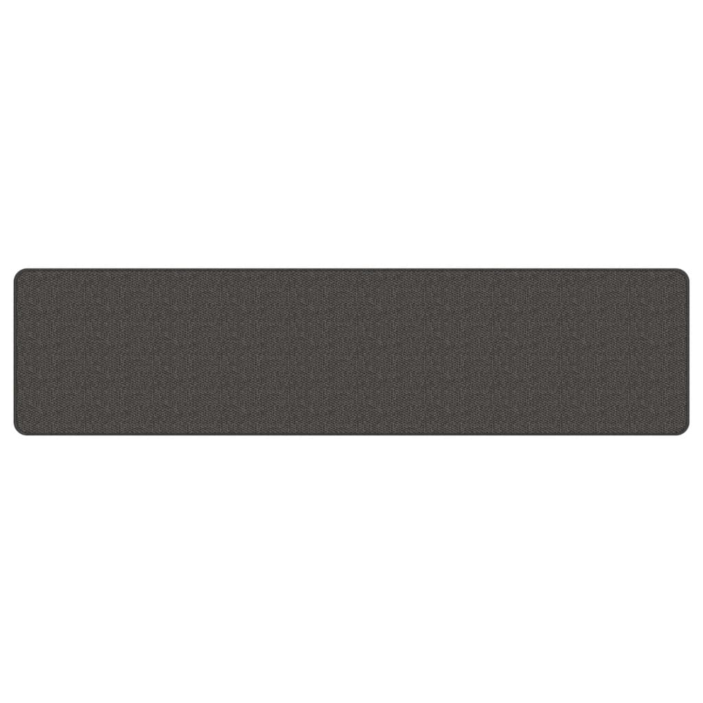 vidaXL Χαλί Διάδρομος Εμφάνιση Σιζάλ Ανθρακί 50 x 200 εκ.