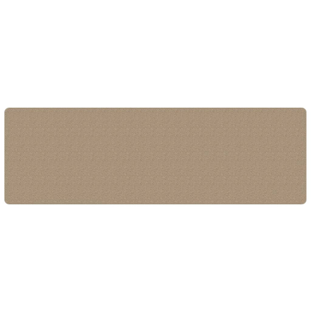 vidaXL Χαλί Διάδρομος Εμφάνιση Σιζάλ Χρώμα Άμμου 80 x 250 εκ.