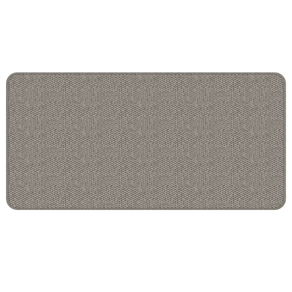 vidaXL Χαλί Διάδρομος Εμφάνιση Σιζάλ Ασημί 50 x 100 εκ.