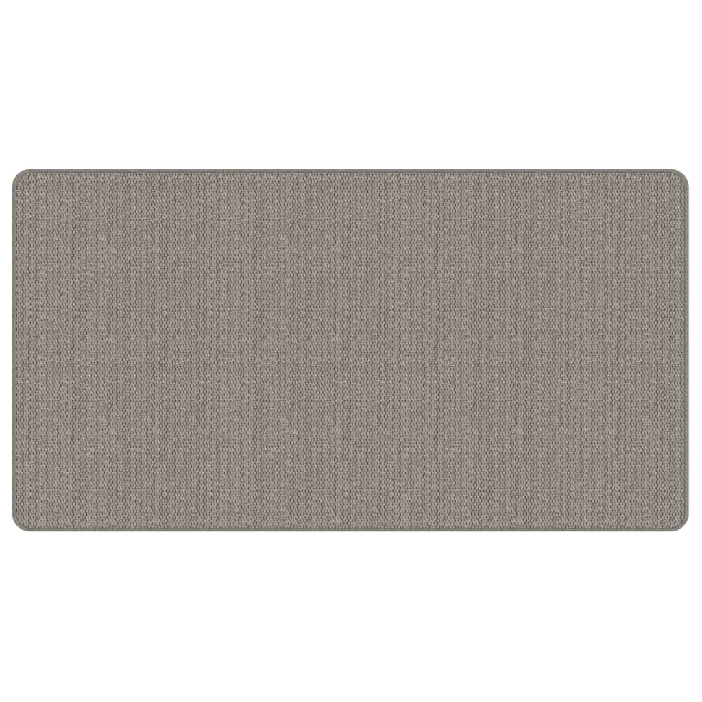 vidaXL Χαλί Διάδρομος Εμφάνιση Σιζάλ Ασημί 80 x 150 εκ.