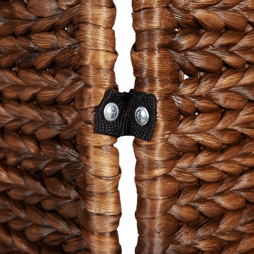 vidaXL Διαχωριστικό Δωματίου με 3 Πάνελ Καφέ 122x180 εκ. Υάκινθο Νερού